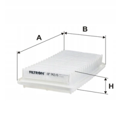 FILTR POWIETRZA FILTRON AP142/6 DO TOYOTA AP 142/6