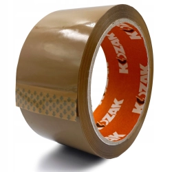 TAŚMA PAKOWA KLEJĄCA BRĄZOWA 48mm/66y KOZAK KLEJ HOT MELT 1 szt.