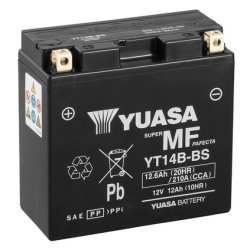 AKUMULATOR MOTOCYKLOWY YUASA MOTO YT14B-BS 12V 12AH 210A