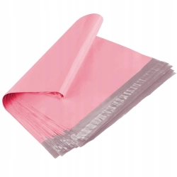 RÓŻOWE MOCNE FOLIOPAKI KURIERSKIE FOLIOPAK KURIERSKI 310x420 50 SZTUK