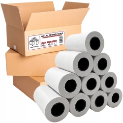 ROLKA TERMICZNA ROLKI TERMICZNE 57x15 57mm 10m DO KASY FISKALNEJ 100 szt.