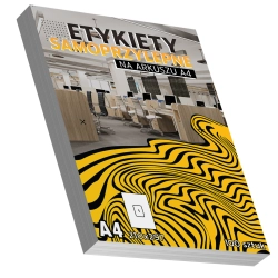 ETYKIETY SAMOPRZYLEPNE BIAŁE A4 100 ARKUSZY 210x297mm