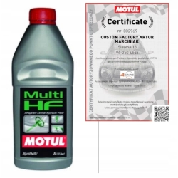 OLEJ HYDRAULICZNY MOTUL MULTI HF 1L 106399 WIELOFUNKCYJNY