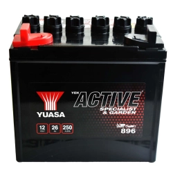 AKUMULATOR YUASA ACTIVE 26AH 896 DO KOSIAREK LEWY+