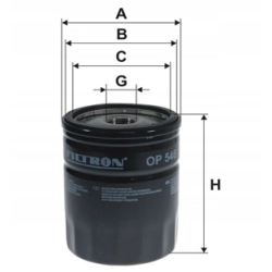 FILTR FILTRON OP546 DO FORD OP 546