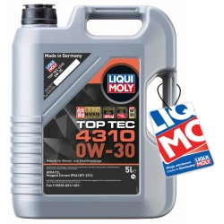 LIQUI MOLY TOP TEC 4310 0W-30 5L 2362 + GRATIS