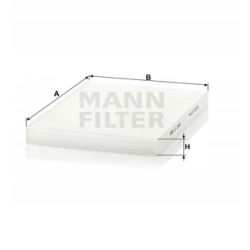 FILTR KABINOWY MANN CU2882 VW AUDI SEAT SKODA