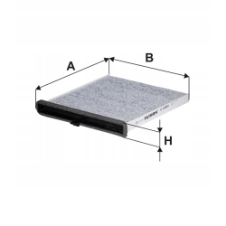 FILTR KABINOWY FILTRON K 1316A DO MAZDA