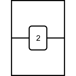 ETYKIETY SAMOPRZYLEPNE BIAŁE A4 100 ARKUSZY 210x148 mm 200 ETYKIET