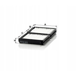 Mann-Filter CU 2033-2 FILTR KABINOWY DO MAZDA 323 F VI 1.5 16V 88KM 65KW