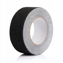 MOCNA SAMOPRZYLEPNA TAŚMA ANTYPOŚLIZGOWA SCHODOWA CZARNA 50mm x 5m