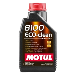 MOTUL SILNIKOWY OLEJ MOTUL 0W20 1L 8100 ECO CLEAN / C5/C6 ORYGINALNY