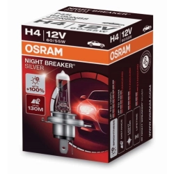 ŻARÓWKA OSRAM H4 NIGHT BREAKER SILVER +100% 12V