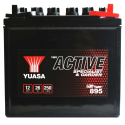 AKUMULATOR YUASA GARDEN 895 26AH 250A P+ KOSIARKA