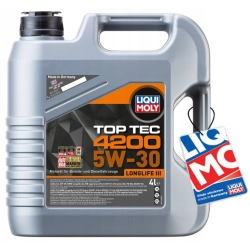 LIQUI MOLY TOP TEC 4200 5W30 4L 3715 + GRATIS