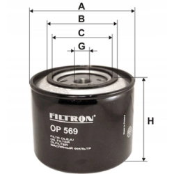 FILTR FILTRON OP569 RENAULT VW OP 569