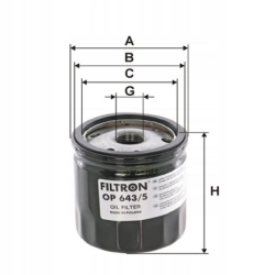 FILTR OLEJU FILTRON OP 643/5