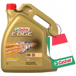 CASTROL EDGE 0W30 5L 0W-30 TITANIUM + GRATIS