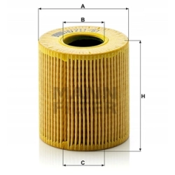 FILTR OLEJU MANN HU 711/51X FIAT FORD TOYOTA