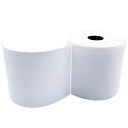ETYKIETY TERMICZNE SAMOPRZYLEPNE SUPER BIAŁE 100x150 MM 500 SZTUK 12 ROLEK