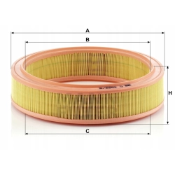 MANN-FILTER C 3082/5 MANN FILTR POWIETRZA FIAT 11B 98-10 SEICENTO