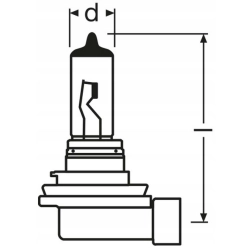 ŻARÓWKA OSRAM 64211 H11 55W 12V ORIGINAL PGJ19-2 1 SZT.