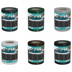 TAŚMA OGRODZENIOWA BASIC LINE 19cm x 35m ZIELONA NA OGRODZENIE PANELOWE UV