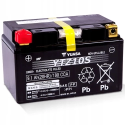 AKUMULATOR MOTOCYKLOWY YUASA MOTO YTZ10S 12V 8,6AH 190A