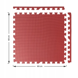 OCHRONNA MATA PODŁOGA GUMOWA PUZZLE NA SIŁOWNIĘ POD SPRZĘT 4 SZT 60x60