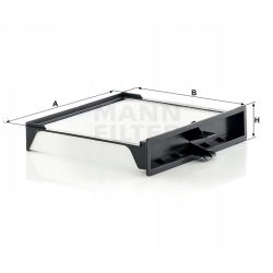 FILTR KABINOWY MANN CU 2430 DO RENAULT SCENIC