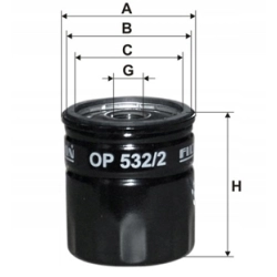 FILTR FILTRON OP532/2 FORD OP 532/2
