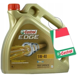 CASTROL EDGE TITANIUM FST 5W40 4L + GRATIS