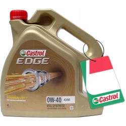 CASTROL EDGE TITANIUM 0W40 A3/B4 4L + GRATIS