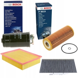 BOSCH ZESTAW FILTRÓW DO AUDI A3 8L1 19 TDI