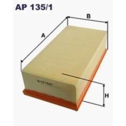 FILTR POWIETRZA FILTRON AP 135/1