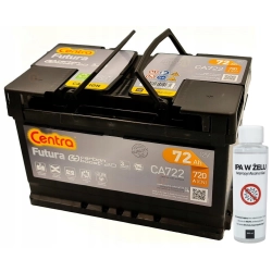 AKUMULATOR CENTRA FUTURA 72AH 720A CA722 + GRATIS