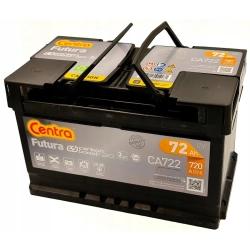 AKUMULATOR CENTRA FUTURA 72AH 720A NOWY MODEL