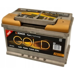 AKUMULATOR JENOX GOLD 12V 75AH 720A 075624 P+