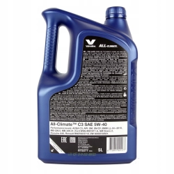 VALVOLINE ALL-CLIMATE 5W40 DIESEL C3 5L VW 505.01