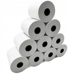 ROLKA TERMICZNA ROLKI TERMICZNE 57x25 57mm 25m DO KASY FISKALNEJ 100 szt.