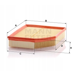 FILTR POWIETRZA MANN C29021 DO VOLVO C 29 021