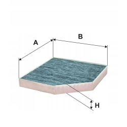 FILTR KABINOWY FILTRON K 1318A DO AUDI
