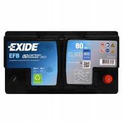 AKUMULATOR SAMOCHODOWY EXIDE EFB 80AH 800A EL800