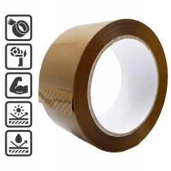 TAŚMA PAKOWA KLEJĄCA BRĄZOWA 48/100Y MOCNA 1 SZTUKA