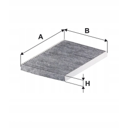 FILTR KABINOWY WĘGLOWY FILTRON K 1245A