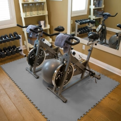 OCHRONNA MATA PODŁOGA GUMOWA PUZZLE NA SIŁOWNIĘ POD SPRZĘT 4 SZT 60x60