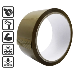 TAŚMA PAKOWA KLEJĄCA BRĄZOWA 48/50Y MOCNA 1 SZT