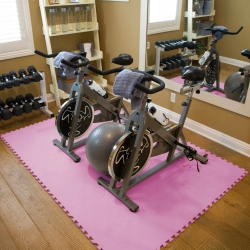 OCHRONNA MATA PODŁOGA GUMOWA PUZZLE NA SIŁOWNIĘ POD SPRZĘT 4 SZT 60x60