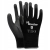 RĘKAWICE ROBOCZE RĘKAWICZKI ROOSTER CZARNE + POLIURETAN - ROZMIAR 8