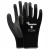 RĘKAWICE ROBOCZE RĘKAWICZKI ROOSTER CZARNE + POLIURETAN - ROZMIAR 11